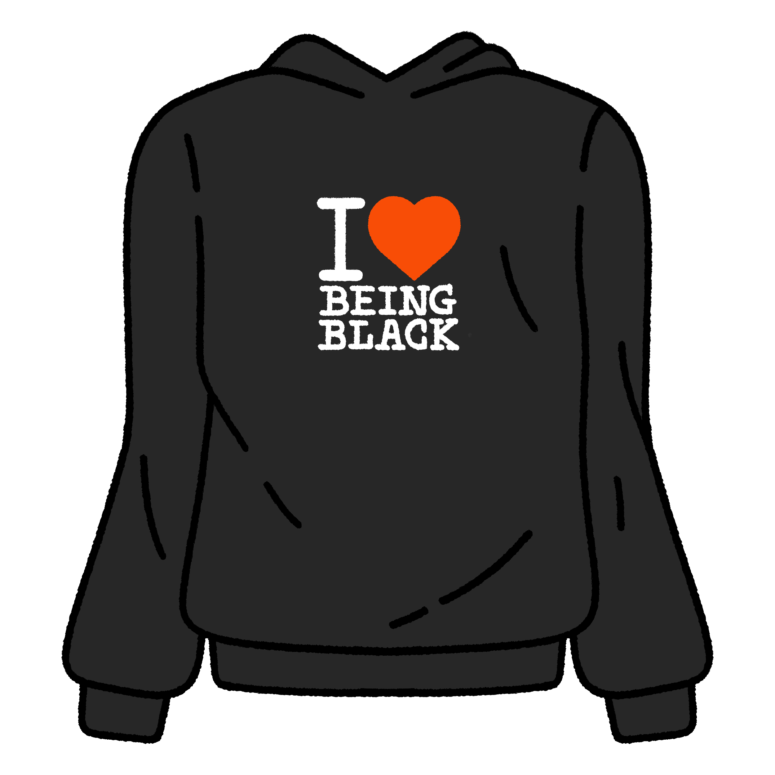 I Love Being Black (Hoodie) Hello Black Child