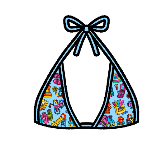 BlackChild Summer Kini Top (blueberry)