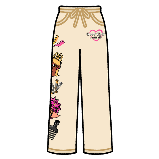 'Good Hair' Sweatpants (cream)