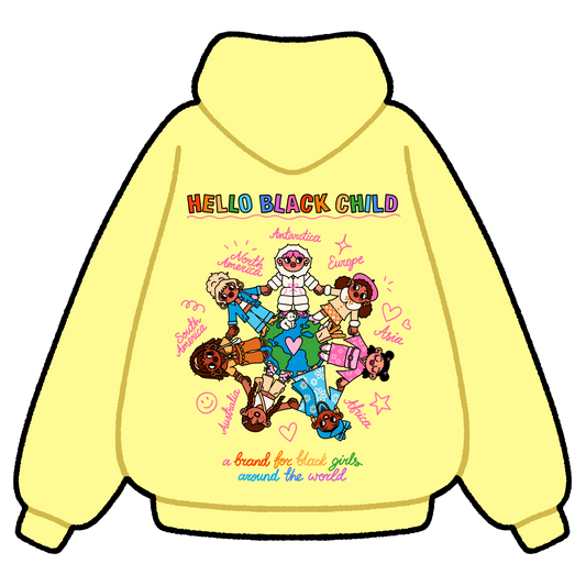 'Around The World' Hoodie (yellow)