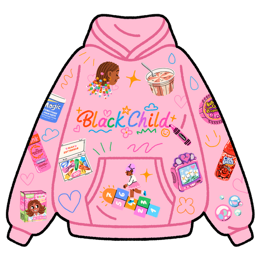 The Childhood Hoodie (Baby Pink)