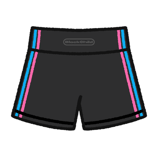 "Pump It Up" Shorts (blackberry)
