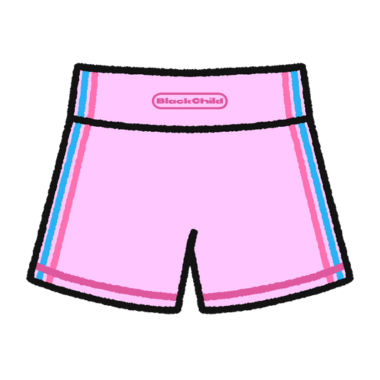 "Pump It Up" Shorts (strawberry)