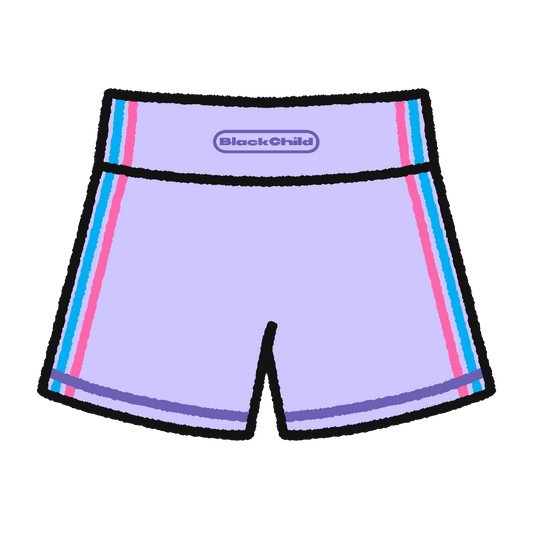 "Pump It Up" Shorts (grape)
