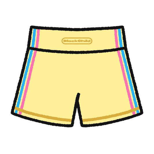 "Pump It Up" Shorts (lemon)