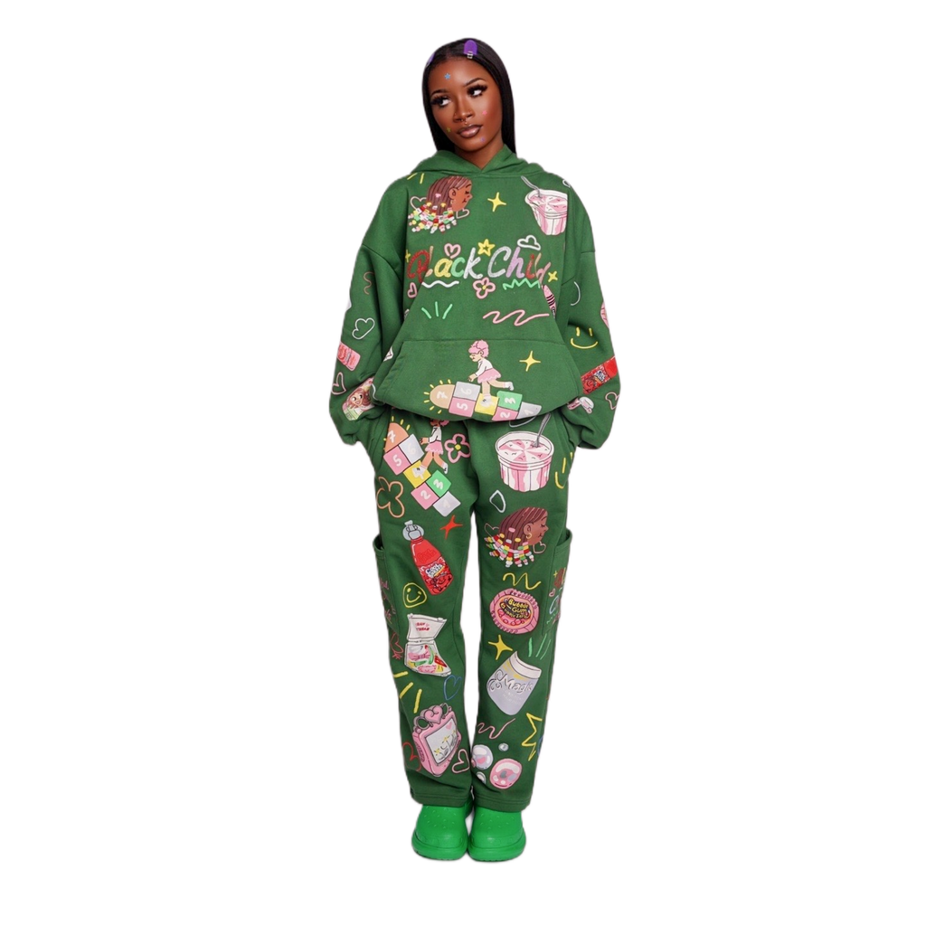 The Childhood Sweatpants (Pine Green)