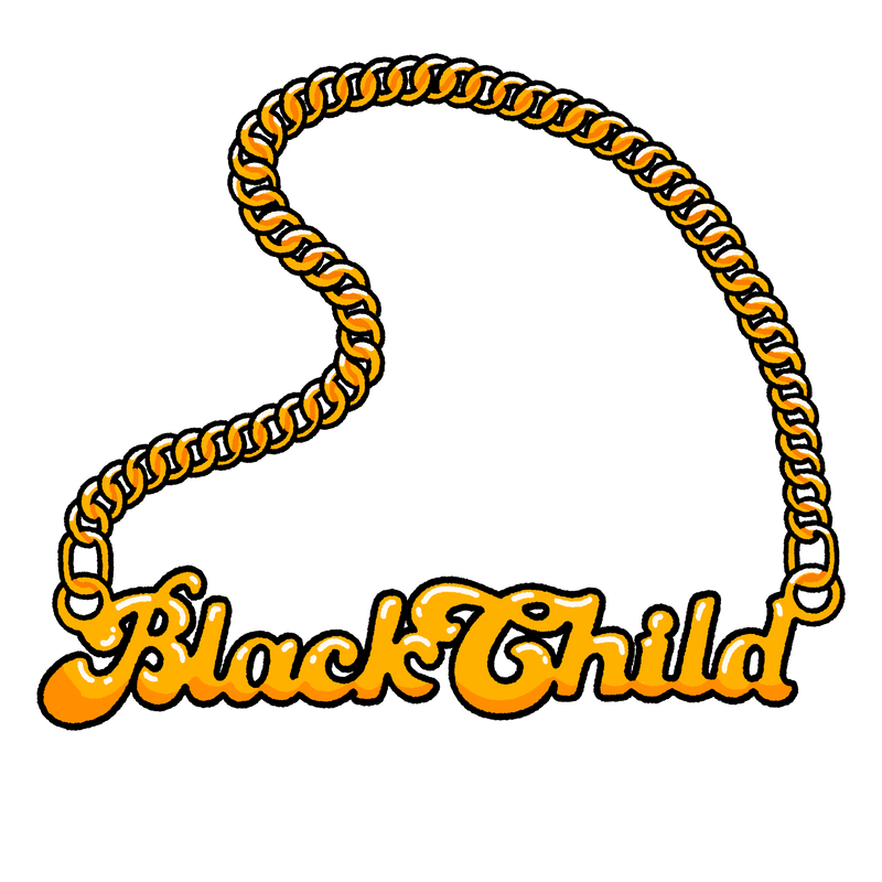 "BlackChild" Necklace
