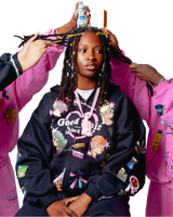 'Good Hair' Hoodie (black)