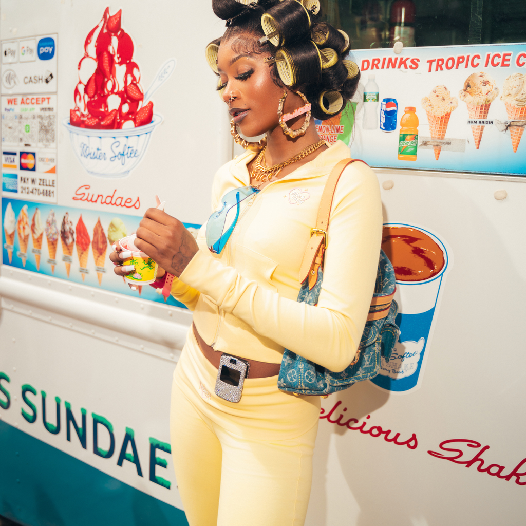 'Cyber Crush' Jacket (lemon)