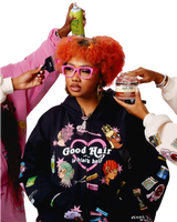 'Good Hair' Hoodie (black)