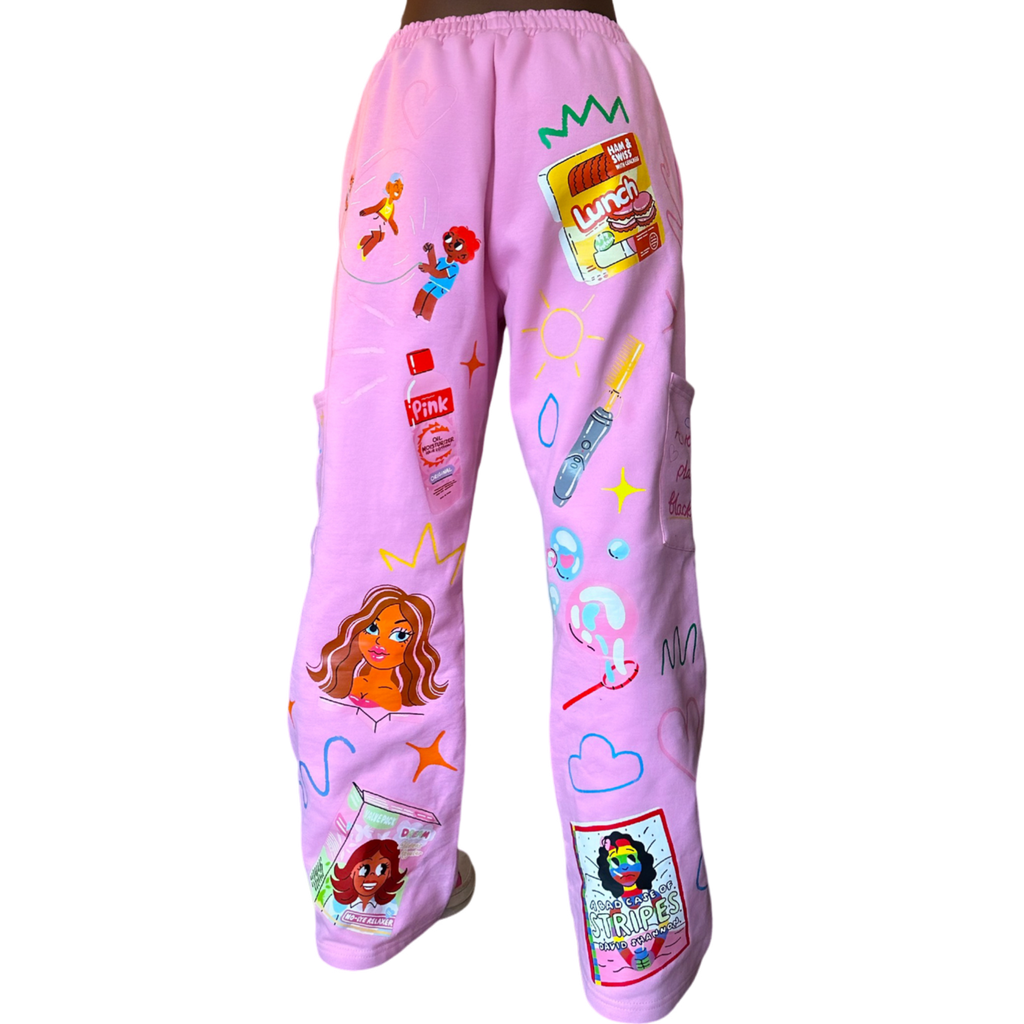 The Childhood Sweatpants (Baby Pink)