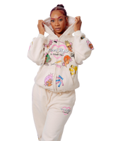 'Good Hair' Hoodie (cream)