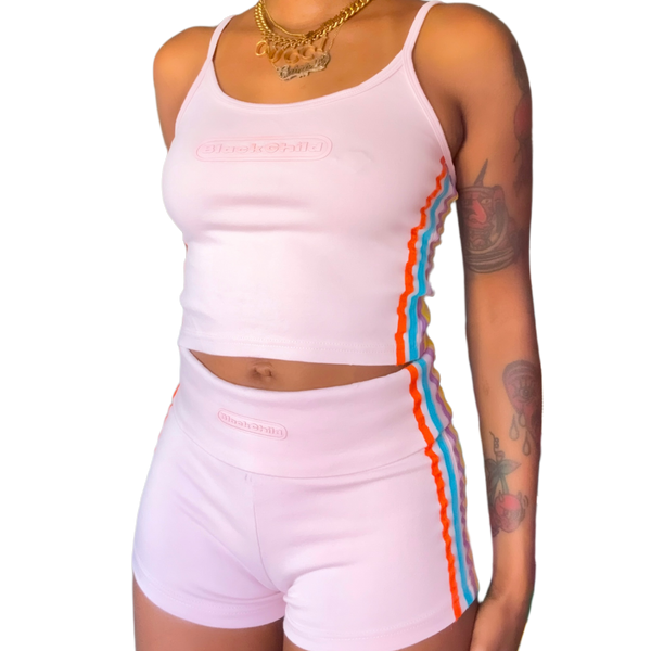 "Pump It Up" Shorts (strawberry)