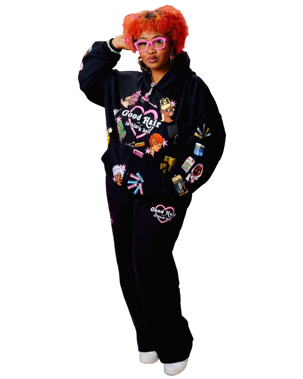 'Good Hair' Sweatpants (black)