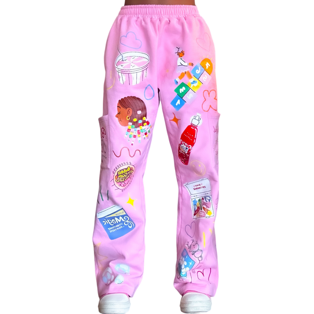 The Childhood Sweatpants (Baby Pink)