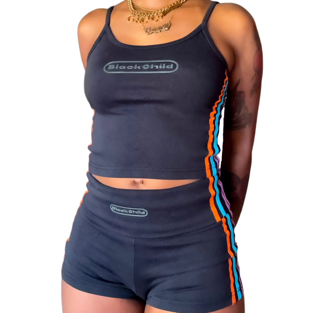 "Pump It Up" Tank (blackberry)