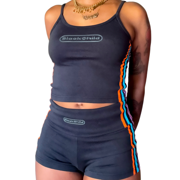"Pump It Up" Shorts (blackberry)