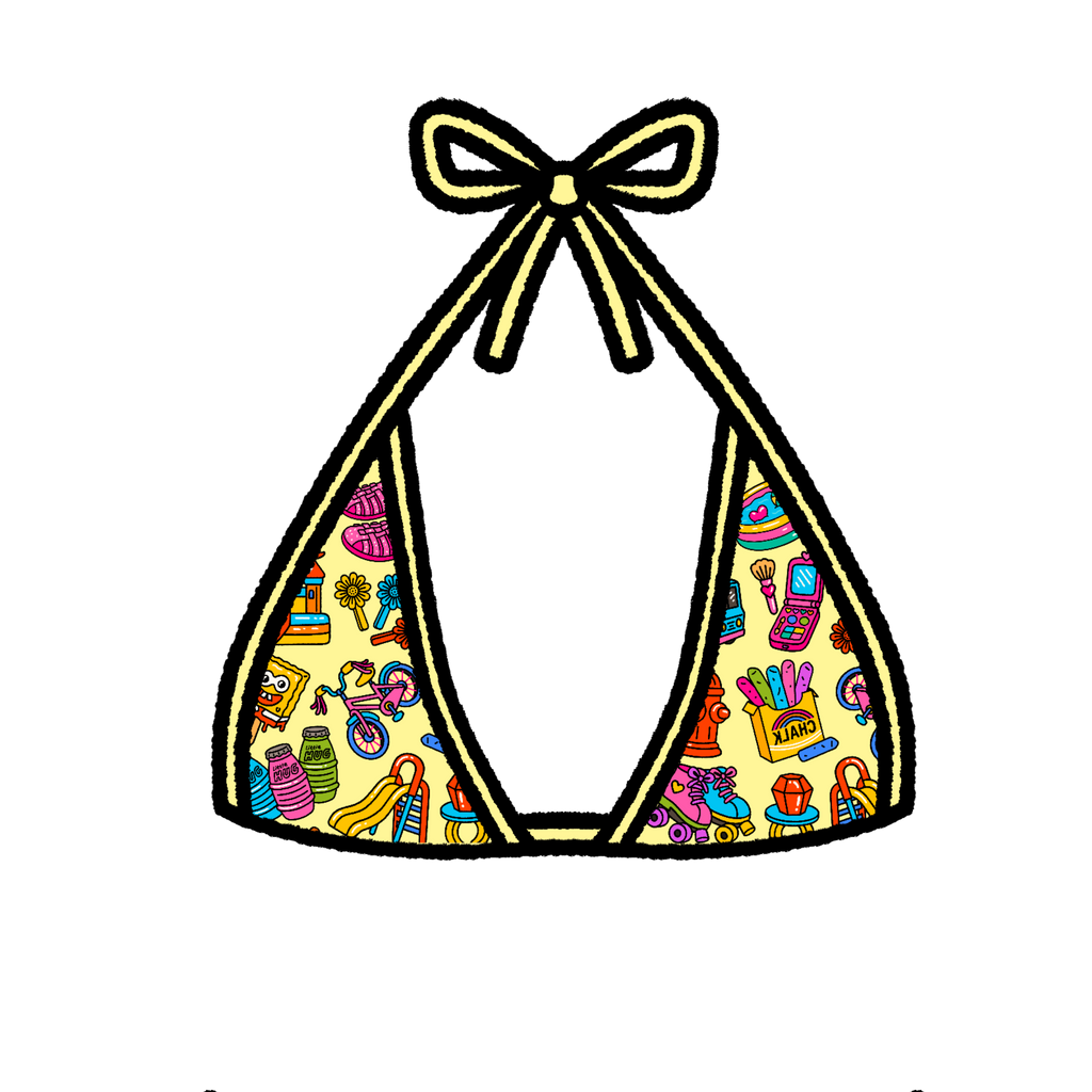 BlackChild Summer Kini Top (lemon)