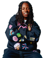 'Good Hair' Hoodie (black)