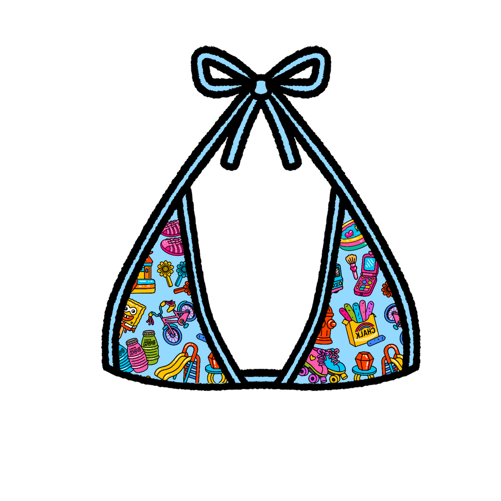 BlackChild Summer Kini Top (blueberry)