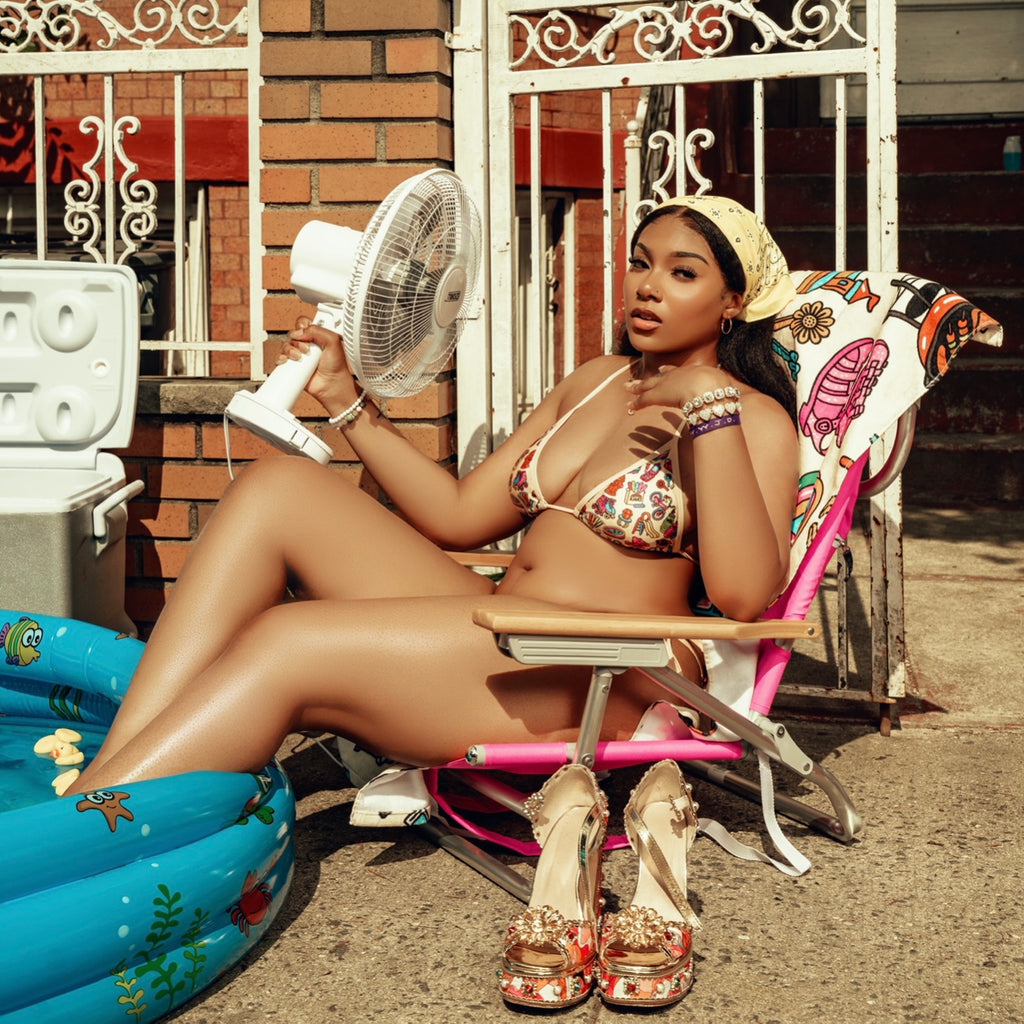 BlackChild Summer Kini Top (lemon)