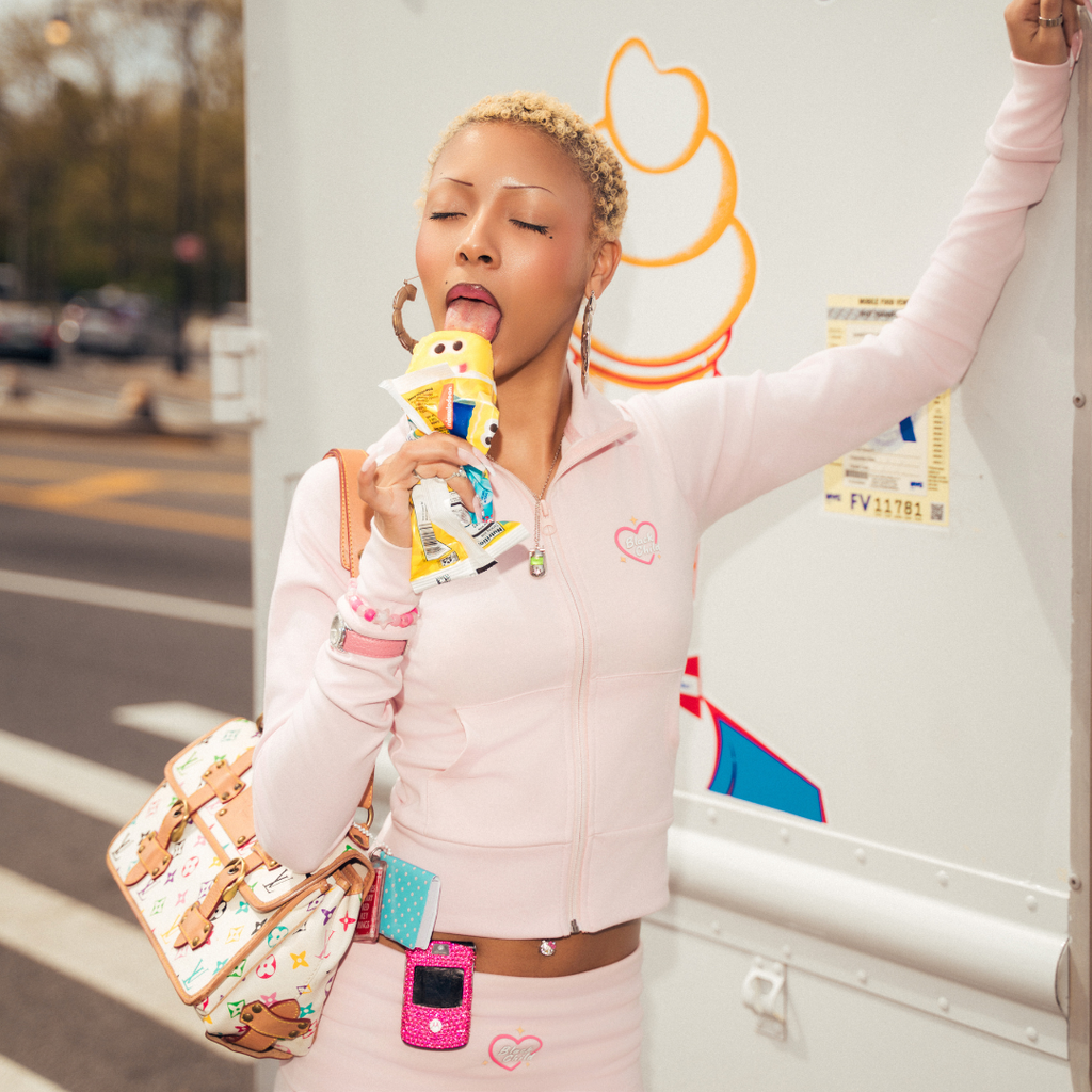 'Cyber Crush' Jacket (strawberry)