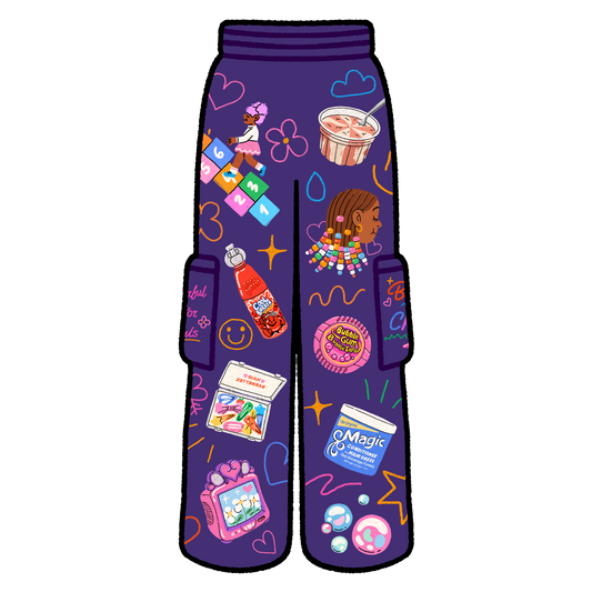 Childhood Sweatpants (Purple)