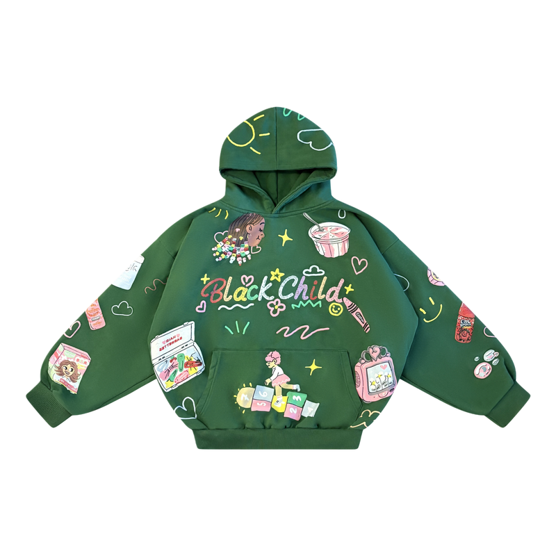 The Childhood Hoodie (Pine Green)