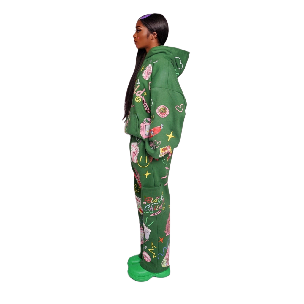 The Childhood Sweatpants (Pine Green)