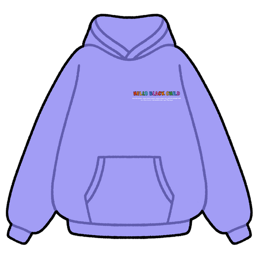 'Around The World' Hoodie (purple)
