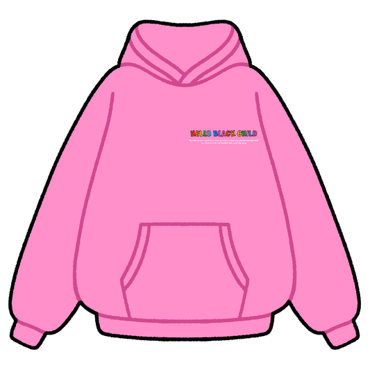 'Around The World' Hoodie (pink)