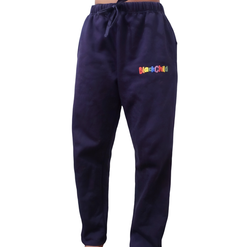 'Gym Day' Sweatpants (Blue)