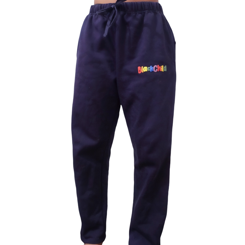 'Gym Day' Sweatpants (Blue)