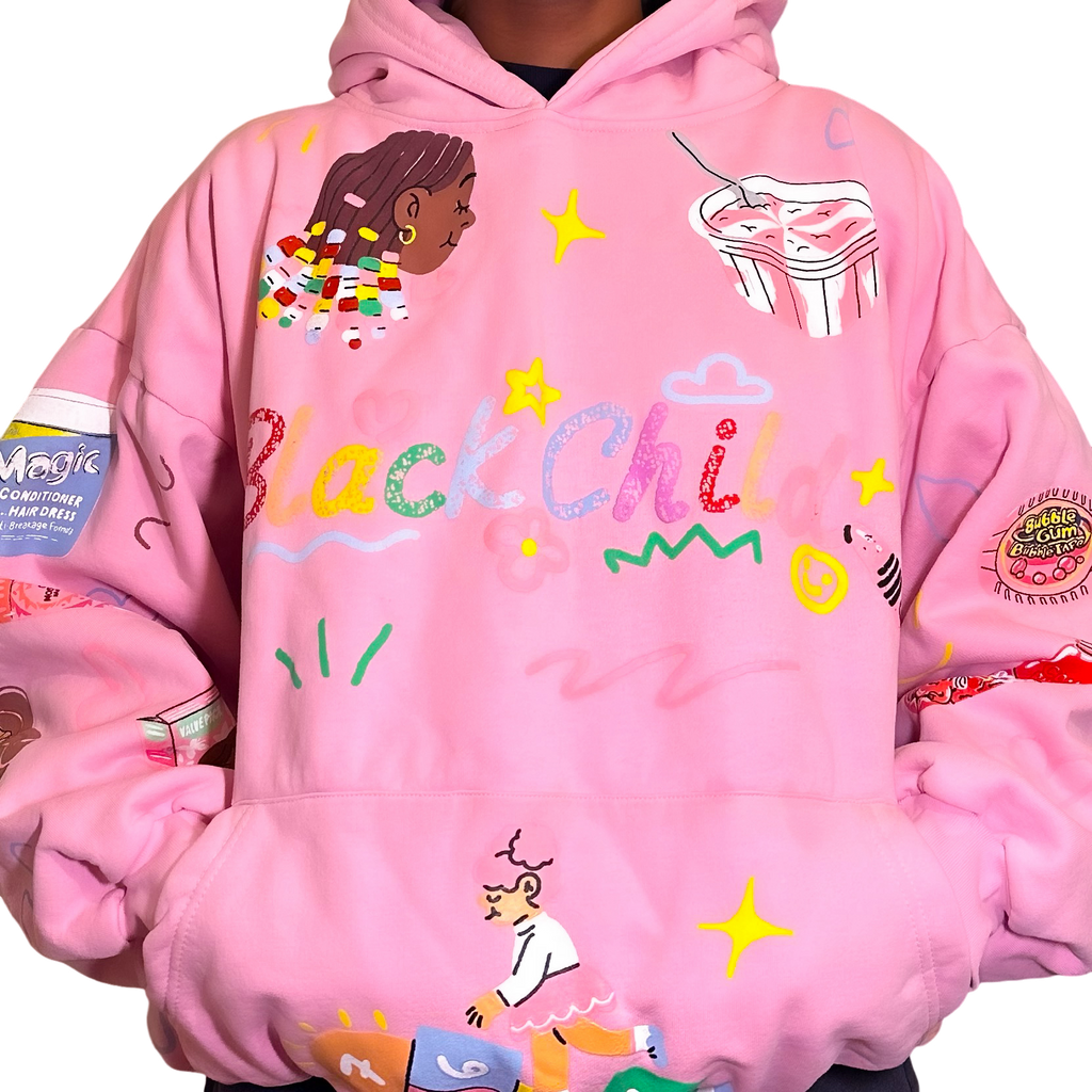 The Childhood Hoodie (Baby Pink)