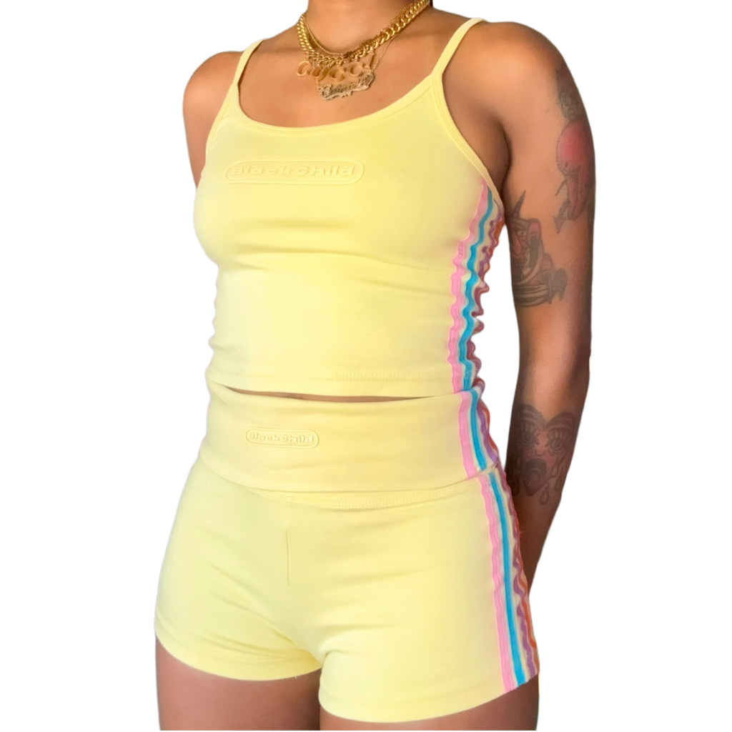 "Pump It Up" Tank (lemon)