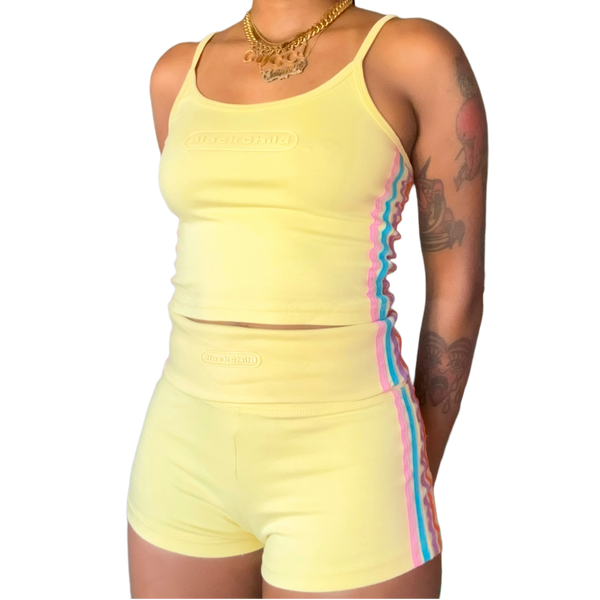 "Pump It Up" Shorts (lemon)
