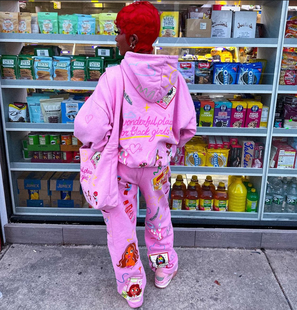 The Childhood Sweatpants (Baby Pink)
