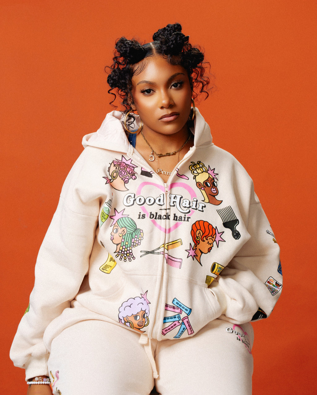 'Good Hair' Jacket (cream)