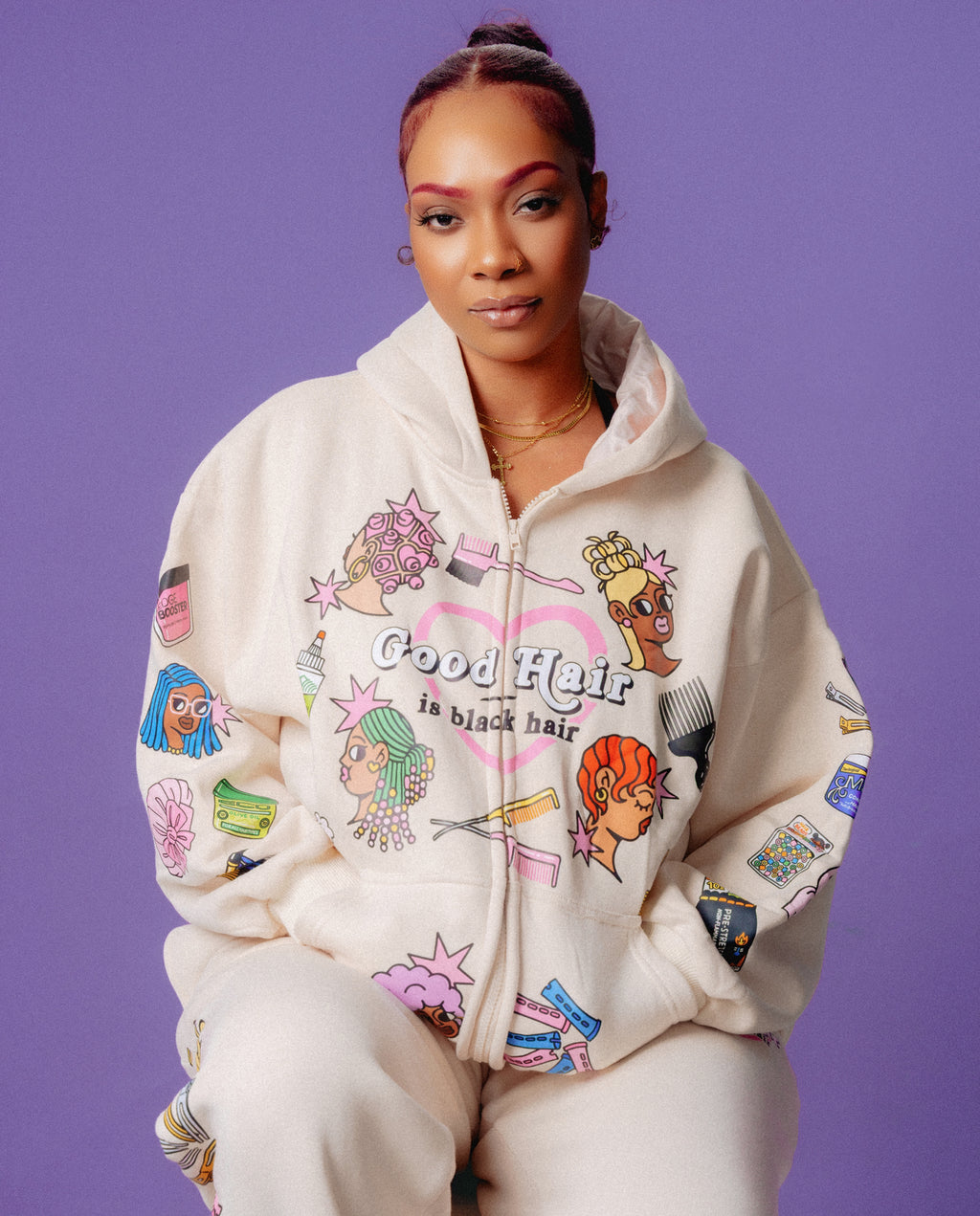 'Good Hair' Jacket (cream)