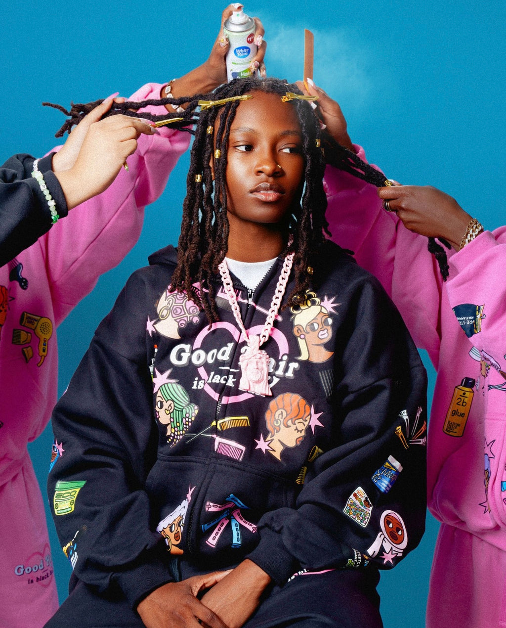 'Good Hair' Jacket (black)