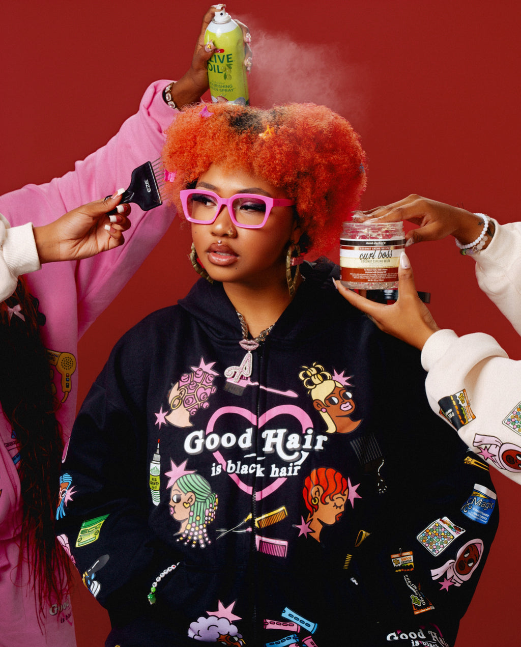 'Good Hair' Jacket (black)