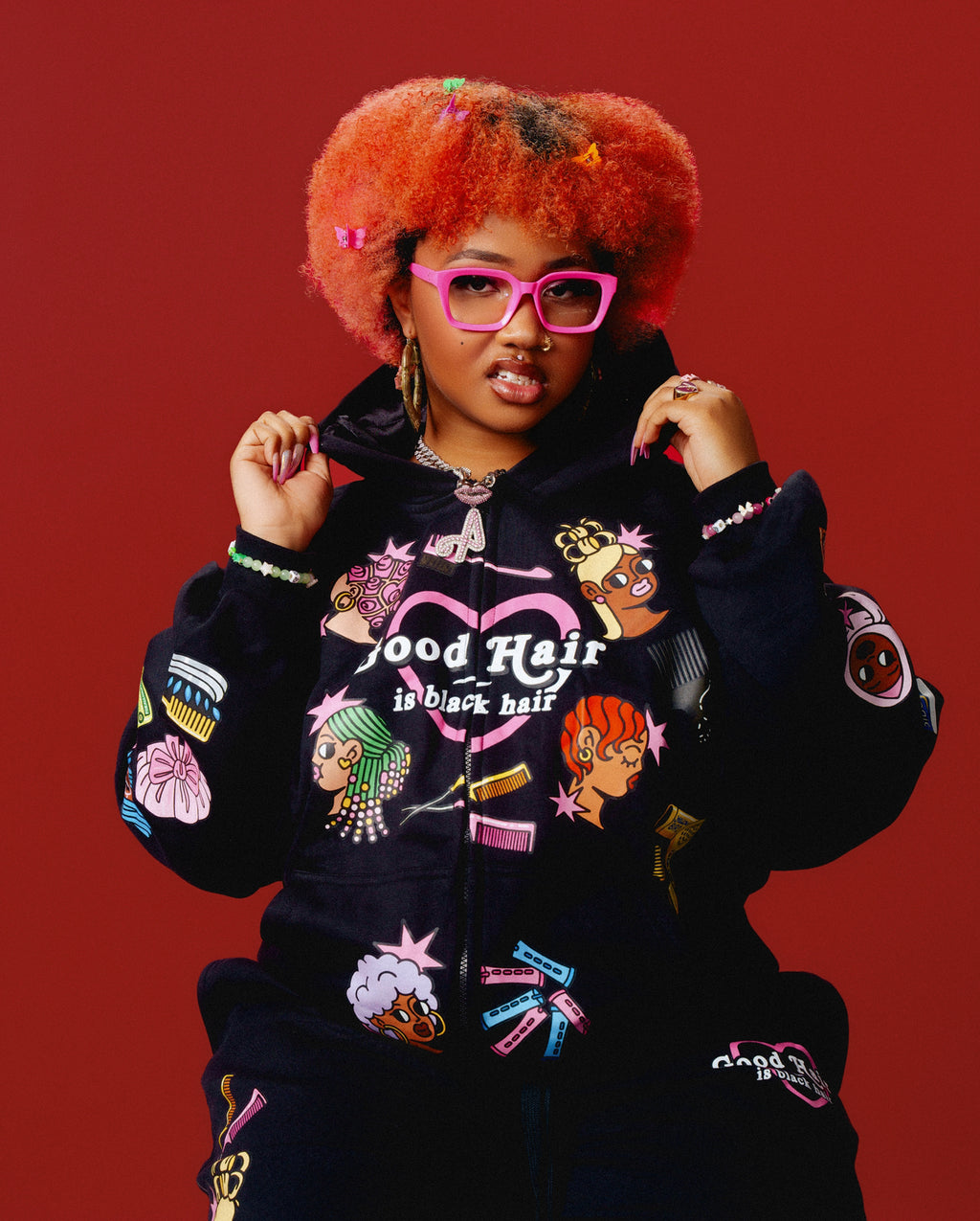 'Good Hair' Jacket (black)