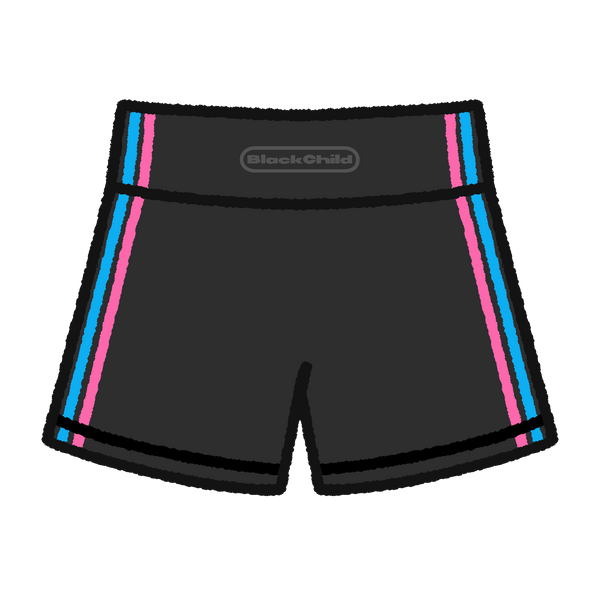 "Pump It Up" Shorts (blackberry)