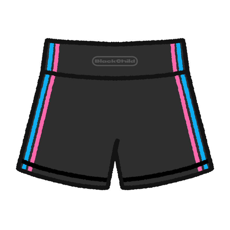 "Pump It Up" Shorts (blackberry)
