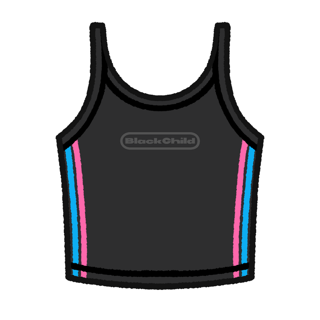 "Pump It Up" Tank (blackberry)